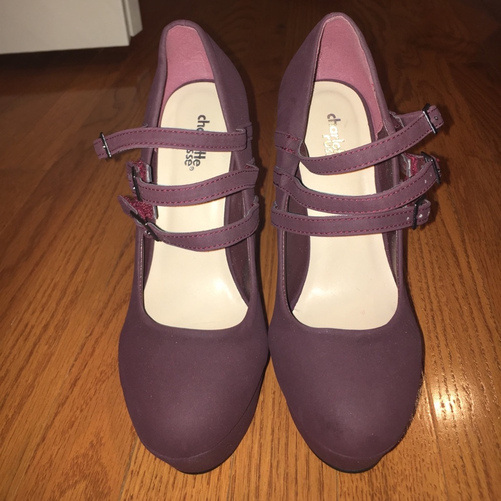 Charolette Russe plum colored pump